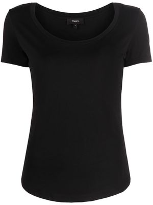 Theory scoop neck T-shirt - Black