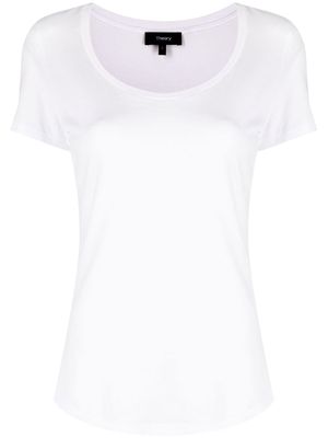 Theory scoop neck T-shirt - White