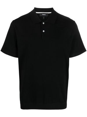 Theory short sleeved polo shirt - Black