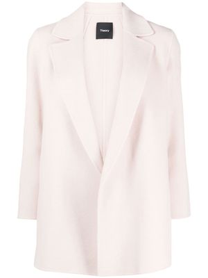 Theory single-breasted cashmere blazer - Pink