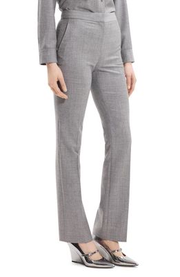 Theory Sleek Front Slim Virgin Wool Pants in New Light Heather