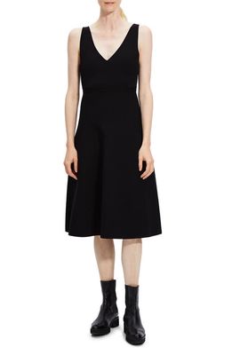 Theory Sleeveless A-Line Dress in Black