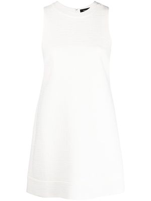 Theory sleeveless cotton minidress - White