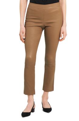 Theory Slim Fit Crop Pants in Truffle