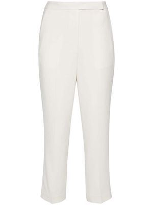 Theory slim-fit cropped crepe trousers - Neutrals