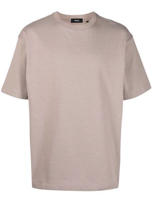 Theory solid-color crew-neck T-shirt - Neutrals