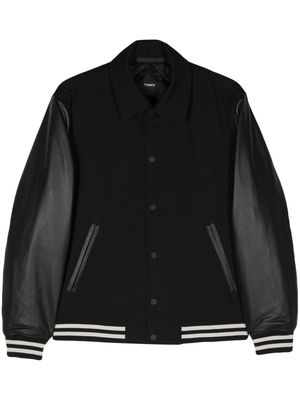 Theory spread-collar bomber jacket - Black
