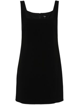 Theory square-neck mini dress - Black