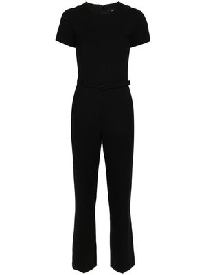 Theory straight-leg belted jumpsuit - Black