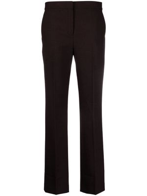Theory Treeca slim-cut flannel trousers - Brown