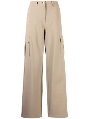 Theory wide-leg cargo trousers - Neutrals
