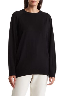 Theory Wool Blend Sweater in Black