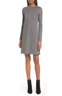 Theory Wynter Houndstooth Knit Dress in Black/White