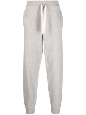 There Was One cashmere-wool blend track pants - Grey