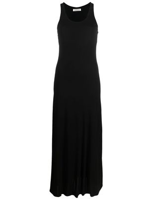 There Was One contrasting-trim sleeveless dress - Black