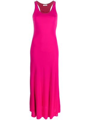 There Was One contrasting-trim sleeveless dress - Pink