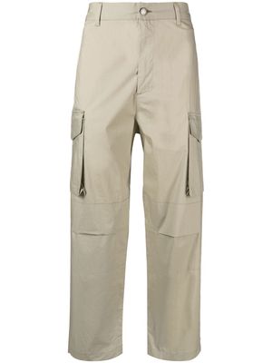 There Was One cotton cargo trousers - Neutrals