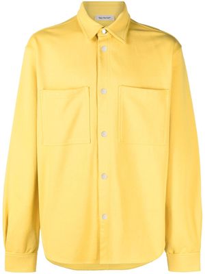 There Was One cotton jersey overshirt - Yellow