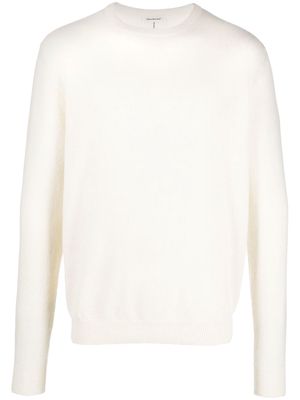 There Was One crew-neck cashmere jumper - White