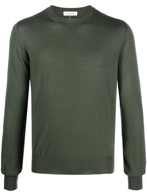 There Was One crew-neck virgin-wool jumper - Green