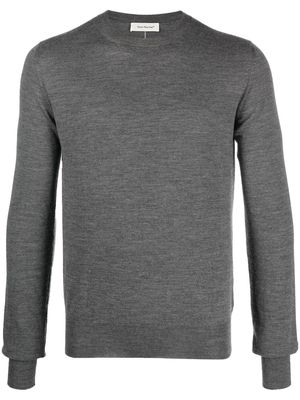 There Was One crew-neck virgin-wool jumper - Grey