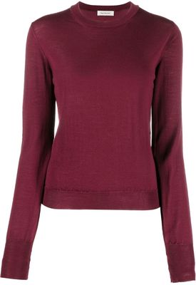 There Was One crew neck wool jumper - Red