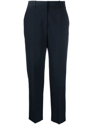 There Was One cropped high-waisted trousers - Blue