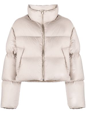There Was One cropped puffer jacket - Neutrals