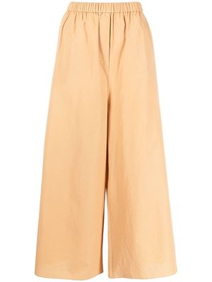 There Was One cropped wide-leg trousers - Neutrals