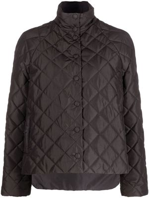 There Was One diamond-quilted lightweight padded jacket - Black