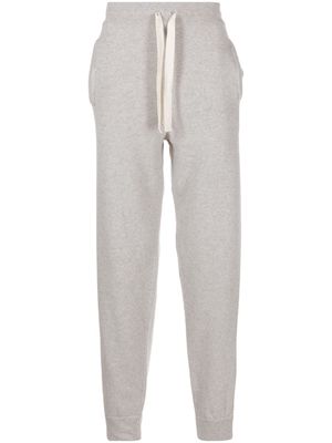 There Was One drawstring knit track pants - Grey