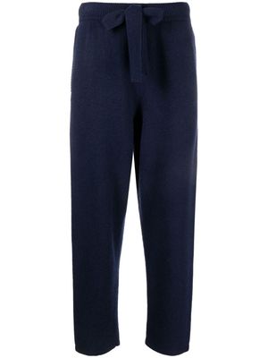 There Was One drawstring knitted trousers - Blue