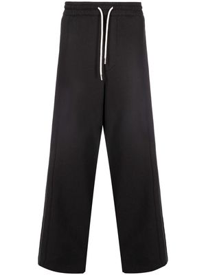 There Was One drawstring-waist organic-cotton track pants - Black