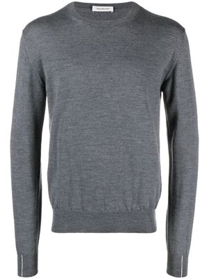 There Was One fine-knit merino jumper - Grey
