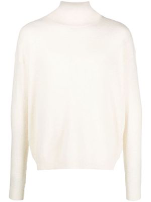 There Was One fine-knit open-stitch jumper - White