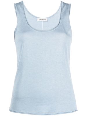 There Was One fine-knit tank top - Blue