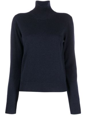 There Was One high-neck cashmere jumper - Blue