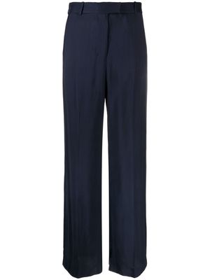 There Was One high-waist straight-leg trousers - Blue