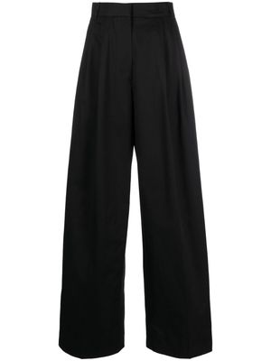 There Was One high-waisted wide-leg trousers - Black