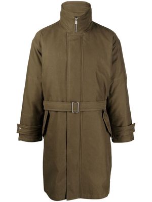 There Was One hooded cotton parka coat - Green