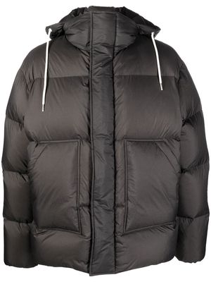 There Was One hooded puffer jacket - Black