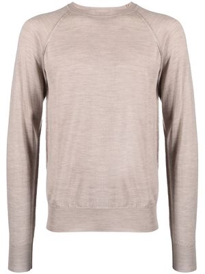 There Was One long-sleeve knitted jumper - Neutrals