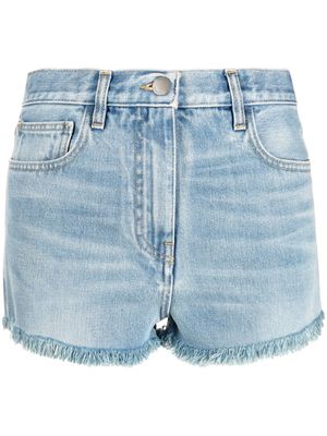 There Was One mid-rise denim shorts - Blue