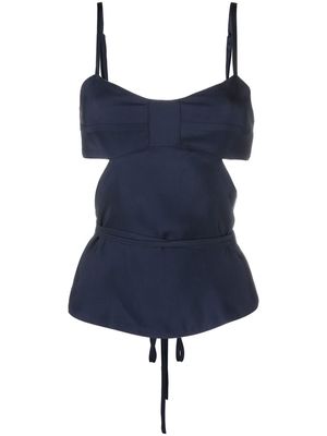 There Was One open-back camisole top - Blue