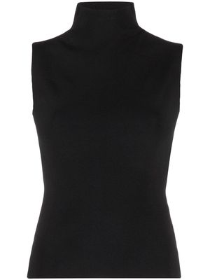 There Was One open-back knitted top - Black