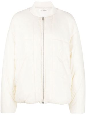 There Was One padded bomber jacket - White