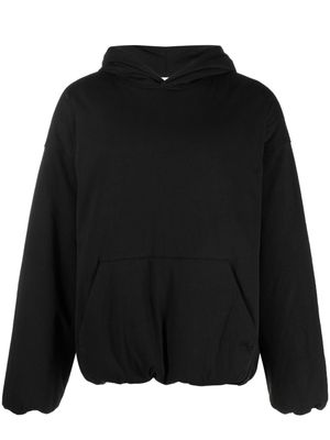 There Was One padded jersey hoodie - Black