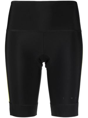 There Was One panelled cycling shorts - Black