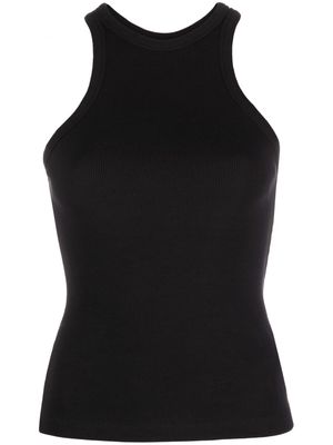There Was One ribbed jersey tank top - Black
