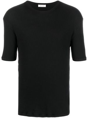 There Was One ribbed slim-fit T-shirt - Black